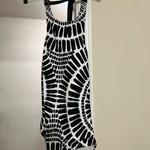 Black and White Patterned Swim